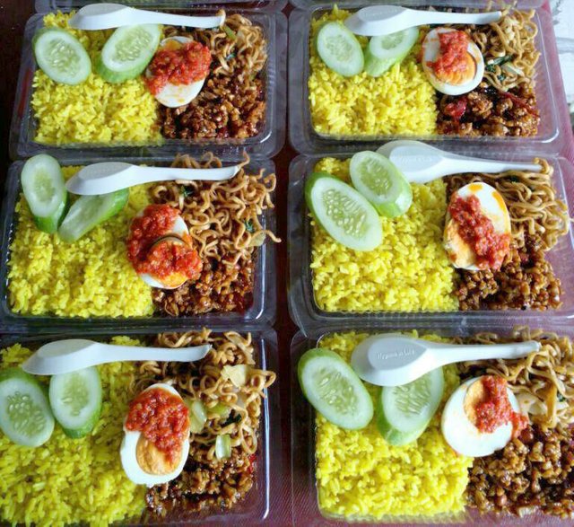 The Taste of Nasi  Kuning  Yellow Rice Culinary Typical 